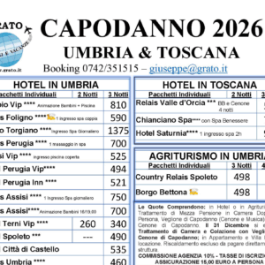 Offerte pacchetti di Capodanno 2026