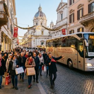 Roma Walking Tour guidato e shopping Natalizio 20 Dicembre in pullman da Foligno